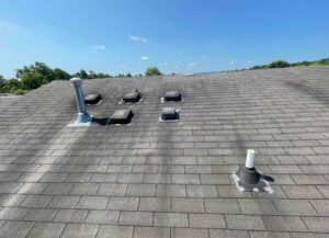Roof with multiple potential roof leaks