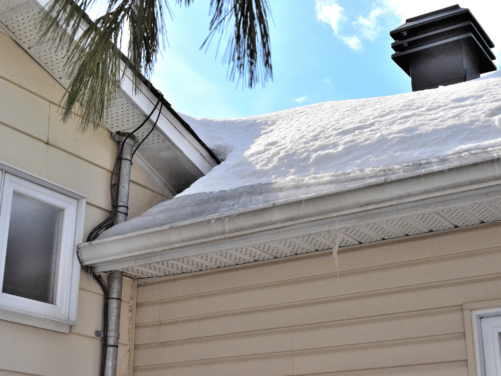 Roof ice dam