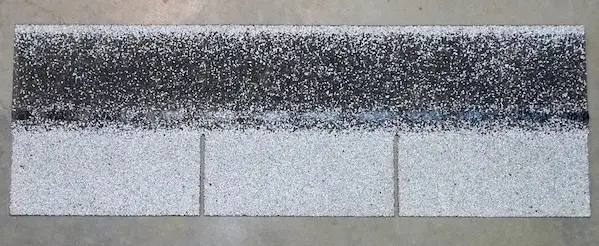 3-tab shingle example