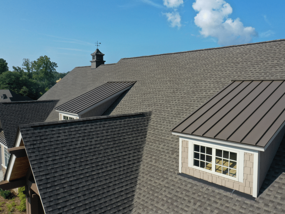 Example of a GAF shingle brand roof