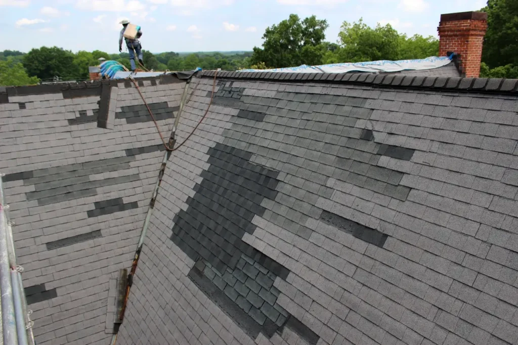Church-roof-replacement-before-tear-off - Artisan Quality Roofing Church-roof-replacement-before-tear-off