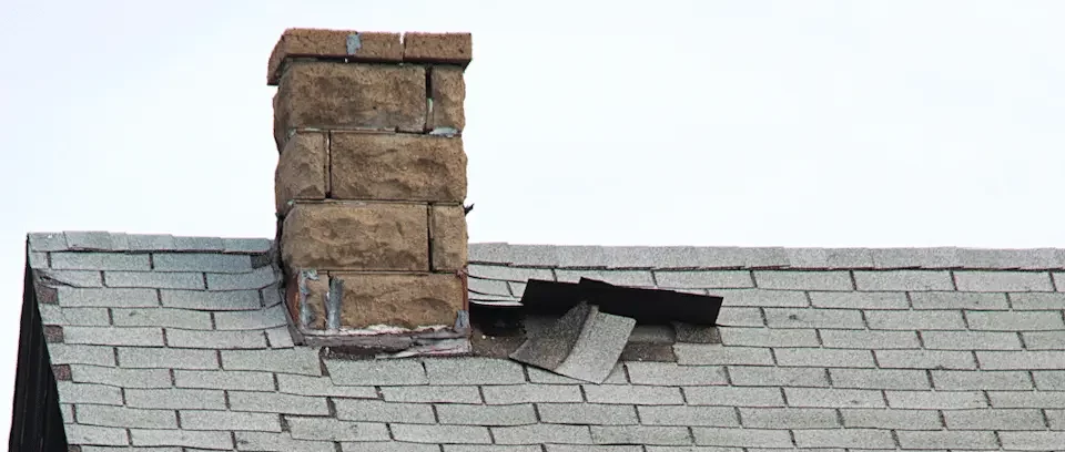 wind damaged roof insurance claim
