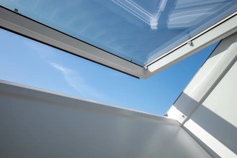 Skylights and solar tubes can provide natural airflow increasing indoor air quality