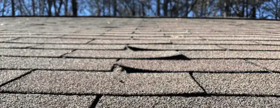 A home in North Carolina with needed repair of an asphalt shingle roof