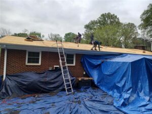 Roof Deck with OSB