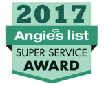 Angi Super Service Award Badge 2017