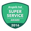 Angi Super Service Award Badge 2015
